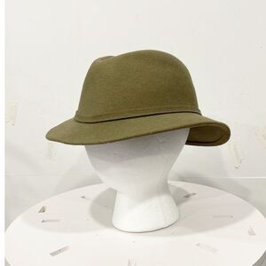 Olive Green Women's Fedora Hat